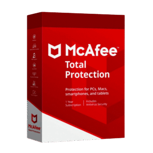 McAfee Total Protection – 1 Year Subscription (1-5 Devices / Multi-Platform)
